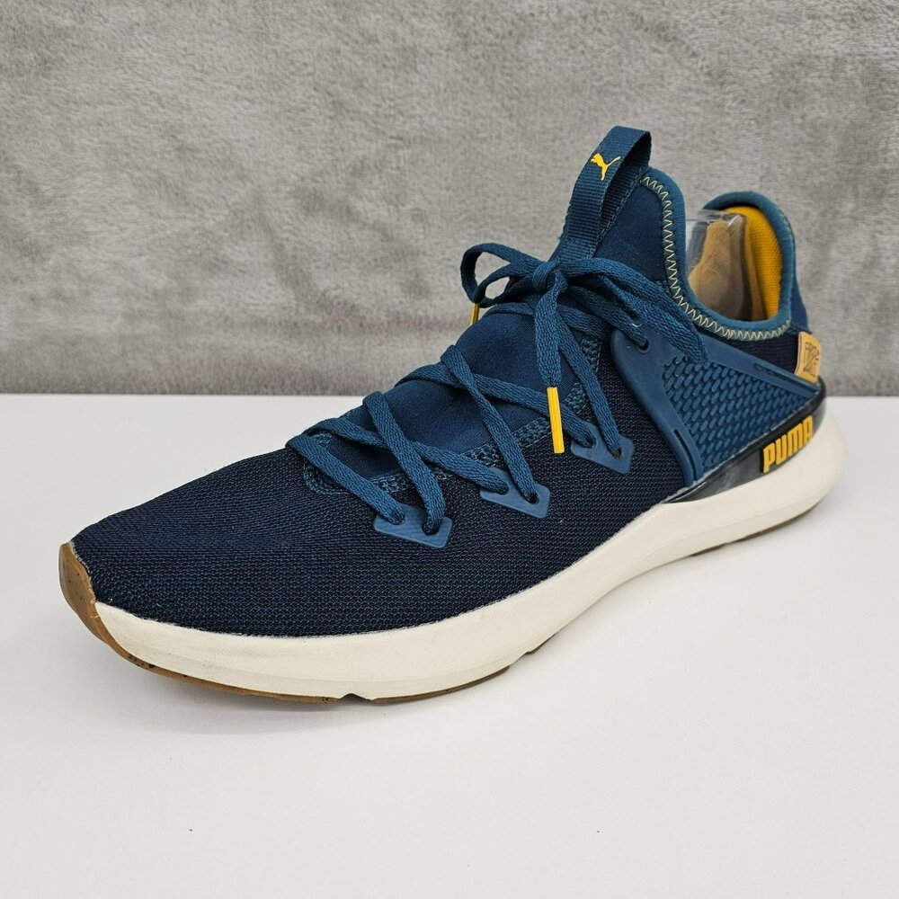 Puma x First Mile Mens Pure XT Utility Training Shoes 11.5 Blue Yellow 195198-02
